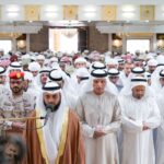 سعود بن صقر يؤدي صلاة الجنازة على جثمان شهيد الوطن والواجب علي صالح الطنيجي